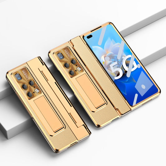 For Huawei Mate X2 Integrated Full Coverage Phone Case with Hinge(Gold+Gold) - Huawei Cases by PMC Jewellery | Online Shopping South Africa | PMC Jewellery | Buy Now Pay Later Mobicred