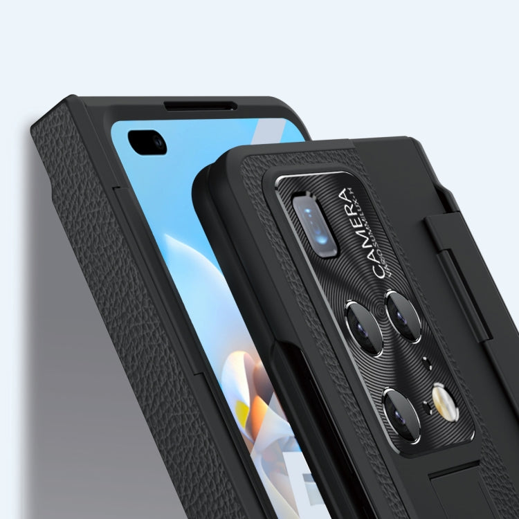 For Huawei Mate X2 Integrated Full Coverage Hinge Phone Case with Stylus(Pink) - Huawei Cases by PMC TechLife | Online Shopping South Africa | PMC TechLife | Buy Now Pay Later Mobicred