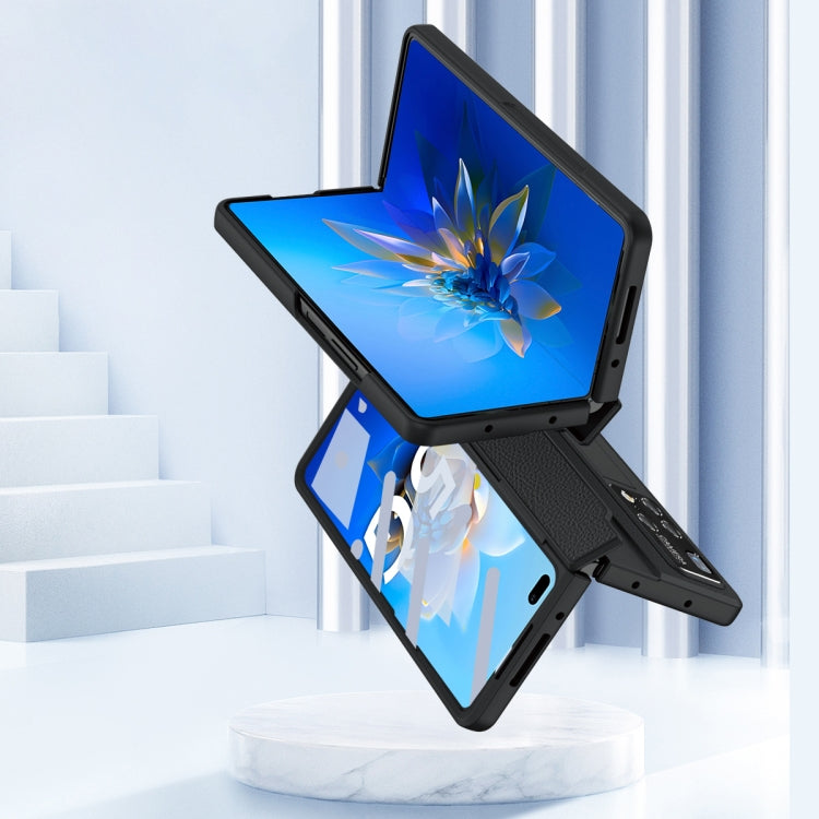 For Huawei Mate X2 Integrated Full Coverage Hinge Phone Case with Stylus(Blue) - Huawei Cases by PMC TechLife | Online Shopping South Africa | PMC TechLife | Buy Now Pay Later Mobicred