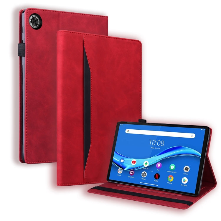 For Lenovo Tab M10 Plus 10.6 3rd Gen 2022 Business Shockproof Horizontal Flip Leather Tablet Case(Red) - Lenovo by PMC TechLife | Online Shopping South Africa | PMC TechLife | Buy Now Pay Later Mobicred