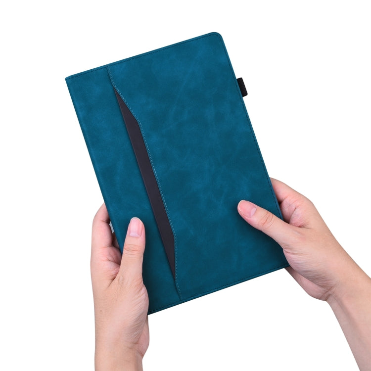 For Lenovo Tab M10 Plus 10.6 3rd Gen 2022 Business Shockproof Horizontal Flip Leather Tablet Case(Blue) - Lenovo by PMC TechLife | Online Shopping South Africa | PMC TechLife | Buy Now Pay Later Mobicred