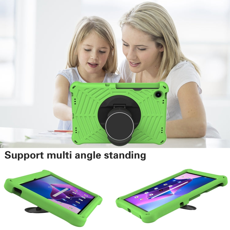 For Lenovo Tab M10 Plus 10.6 3rd Gen 2022 Spider King Silicone Protective Tablet Case(Green) - Lenovo by PMC TechLife | Online Shopping South Africa | PMC TechLife | Buy Now Pay Later Mobicred