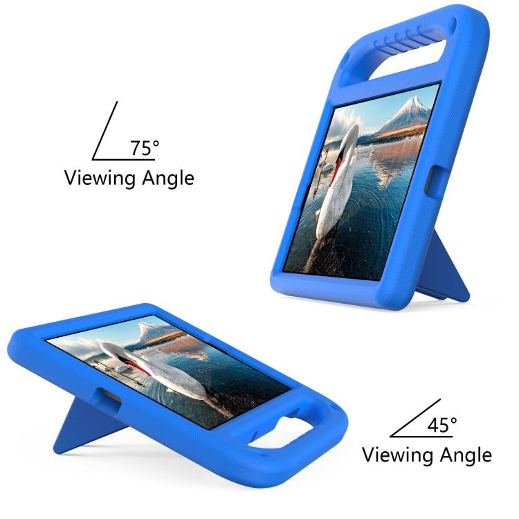 For Lenovo Tab M10 HD 2nd Gen Handle EVA Shockproof Tablet Case with Holder(Blue) - Lenovo by PMC TechLife | Online Shopping South Africa | PMC TechLife | Buy Now Pay Later Mobicred