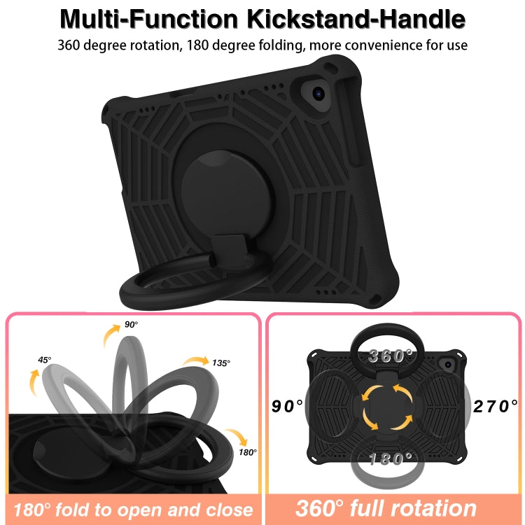 For Lenovo Tab M10 FHD TB-X605FC Spider King Silicone Protective Tablet Case(Black) - Lenovo by PMC TechLife | Online Shopping South Africa | PMC TechLife | Buy Now Pay Later Mobicred