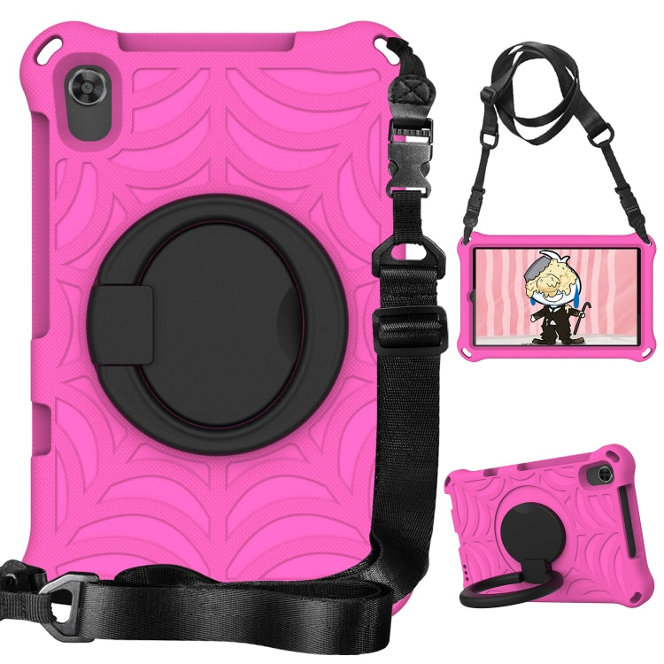 For Huawei MatePad T8 Spider King Silicone Protective Tablet Case(Rose Red) - Huawei by PMC TechLife | Online Shopping South Africa | PMC TechLife | Buy Now Pay Later Mobicred