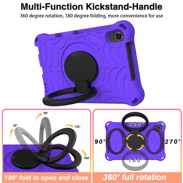 For Huawei MatePad T8 Spider King Silicone Protective Tablet Case(Purple) - Huawei by PMC TechLife | Online Shopping South Africa | PMC TechLife | Buy Now Pay Later Mobicred