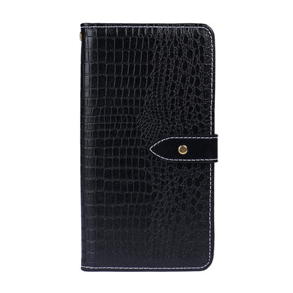 For Leagoo M12 idewei Crocodile Texture Horizontal Flip Leather Case with Holder & Card Slots & Wallet(Black) - More Brand by idewei | Online Shopping South Africa | PMC Jewellery | Buy Now Pay Later Mobicred