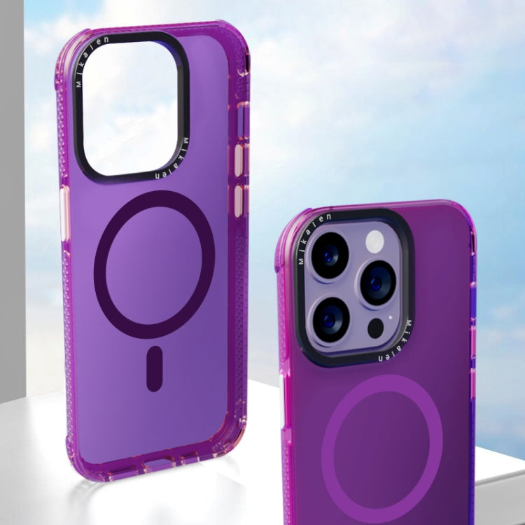 For iPhone 14 Pro Max Acrylic + TPU MagSafe Protective Phone Case(Pink) - iPhone 14 Pro Max Cases by PMC TechLife | Online Shopping South Africa | PMC TechLife