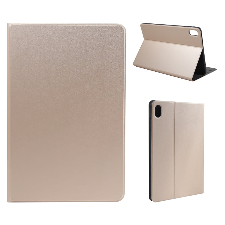 For Huawei MatePad 11 2023 Voltage Elastic Texture Flip Leather Tablet Case(Gold) - Huawei by PMC TechLife | Online Shopping South Africa | PMC TechLife | Buy Now Pay Later Mobicred