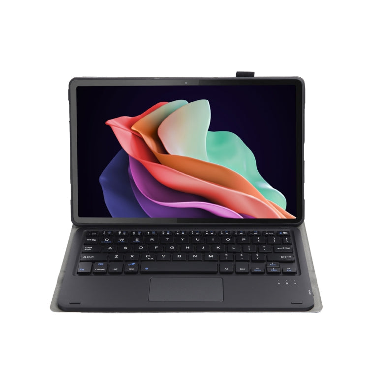 For Huawei MatePad 11 2023 AHW13-A Lambskin Texture Ultra-thin Detachable Bluetooth Keyboard Leather Case with Touchpad(Black) - Huawei Keyboard by PMC TechLife | Online Shopping South Africa | PMC TechLife