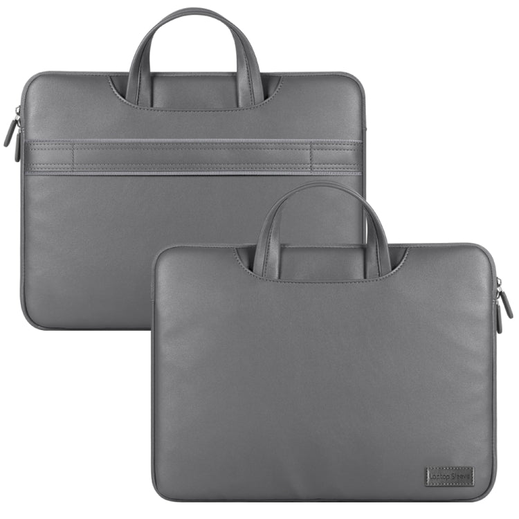Waterproof PU Laptop Bag Inner Bag with Power Pack, Size:13 / 14 inch(Grey) - Other by PMC TechLife | Online Shopping South Africa | PMC TechLife | Buy Now Pay Later Mobicred