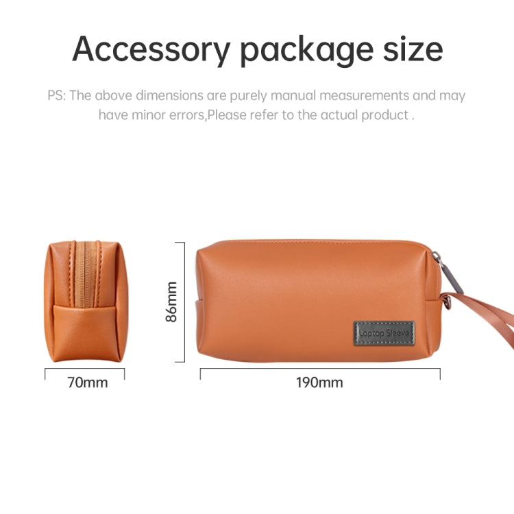 Waterproof PU Laptop Bag Inner Bag with Power Pack, Size:15 inch(Grey) - Other by PMC TechLife | Online Shopping South Africa | PMC TechLife | Buy Now Pay Later Mobicred