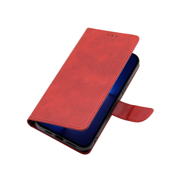 For Blackview A52 Calf Texture Buckle Flip Leather Phone Case(Red) - More Brand by PMC Jewellery | Online Shopping South Africa | PMC Jewellery | Buy Now Pay Later Mobicred