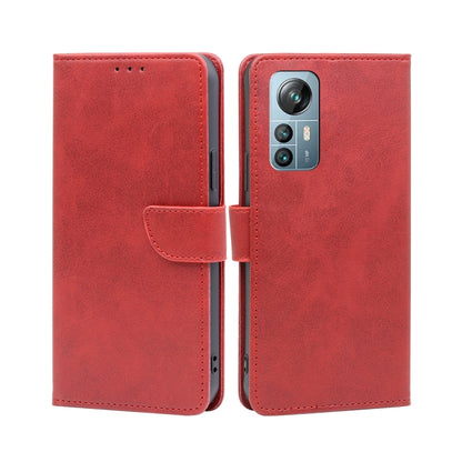 For Blackview A85 Calf Texture Buckle Flip Leather Phone Case(Red) - More Brand by PMC Jewellery | Online Shopping South Africa | PMC Jewellery | Buy Now Pay Later Mobicred