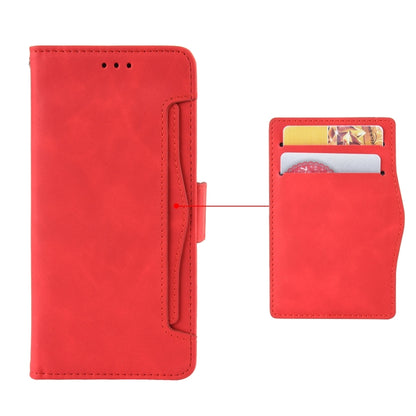 For Doogee X97 / X97 Pro Skin Feel Calf Texture Card Slots Leather Phone Case(Red) - Doogee Cases by PMC Jewellery | Online Shopping South Africa | PMC Jewellery | Buy Now Pay Later Mobicred