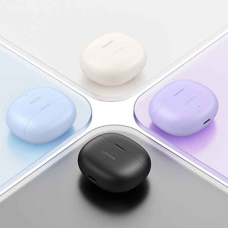 USAMS YO17 TWS Half In-Ear Wireless Bluetooth Earphone(Beige) - free shipping - PMC Jewellery - Order now!