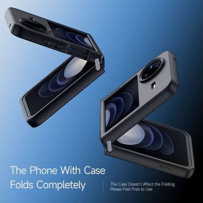 For vivo X Flip DUX DUCIS Aimo Series TPU + PC Frosted Phone Case(Black) - vivo Cases by DUX DUCIS | Online Shopping South Africa | PMC Jewellery | Buy Now Pay Later Mobicred