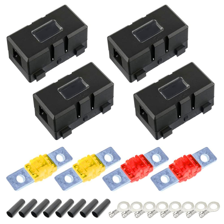 4 in 1 ANS-H Car Fuse Holder Fuse Box, Current:80A - Fuse by PMC TechLife | Online Shopping South Africa | PMC TechLife | Buy Now Pay Later Mobicred