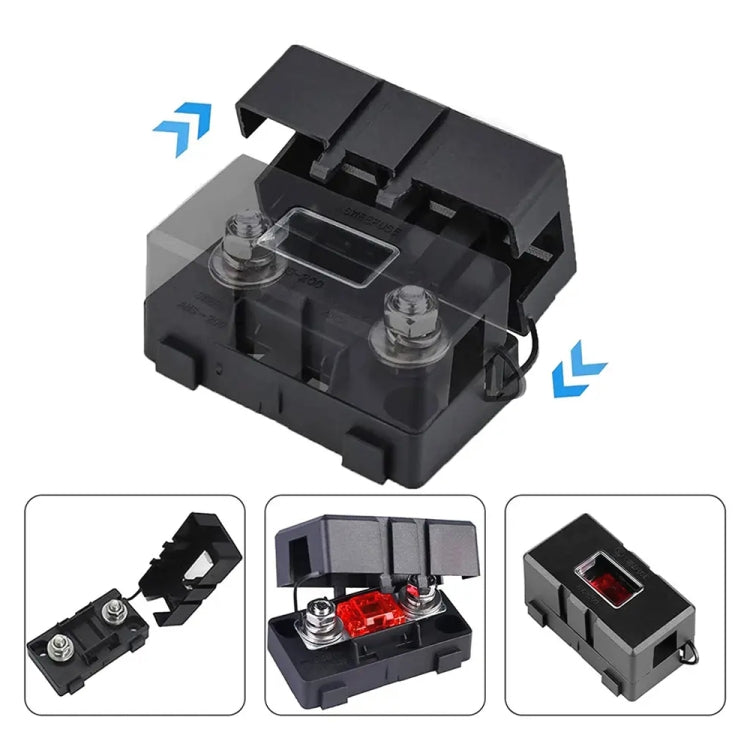 6 in 1 ANS Car Fuse Holder Fuse Box, Current:60A & 80A & 100A - Fuse by PMC TechLife | Online Shopping South Africa | PMC TechLife | Buy Now Pay Later Mobicred