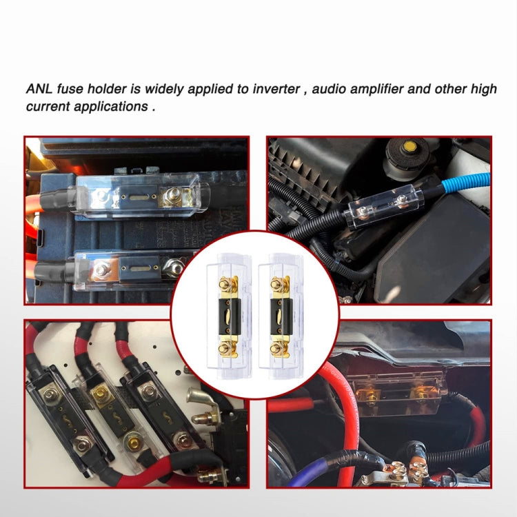 2 in 1 ANL Car Fuse Holder Electrical Protection Insulating Cover, Current:120A - Fuse by PMC TechLife | Online Shopping South Africa | PMC TechLife | Buy Now Pay Later Mobicred