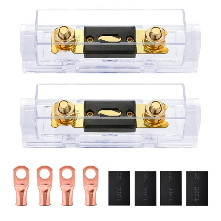 2 in 1 ANL Car Fuse Holder Electrical Protection Insulating Cover, Current:200A - Fuse by PMC TechLife | Online Shopping South Africa | PMC TechLife | Buy Now Pay Later Mobicred