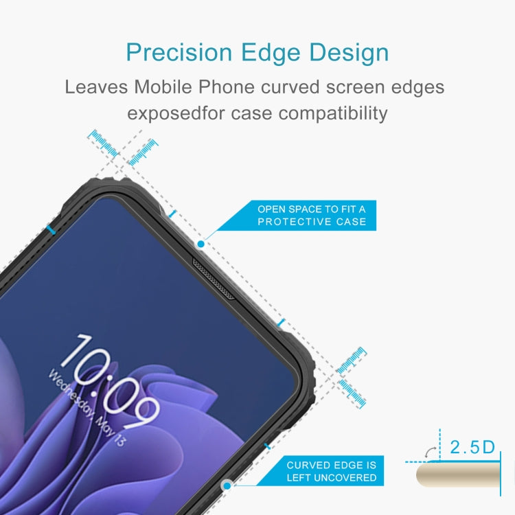 For Blackview BV5300 50pcs 0.26mm 9H 2.5D Tempered Glass Film - For Blackview by PMC TechLife | Online Shopping South Africa | PMC TechLife