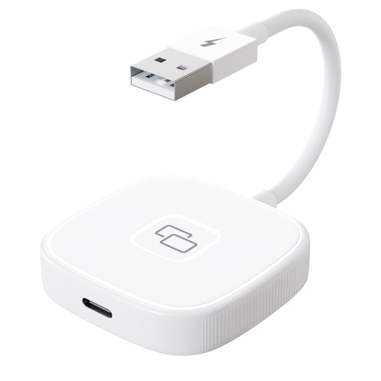 THT-020-7 USB + USB-C / Type-C Carplay Mirror Adapter for iPhone(White) - free shipping - PMC TechLife - Order now!