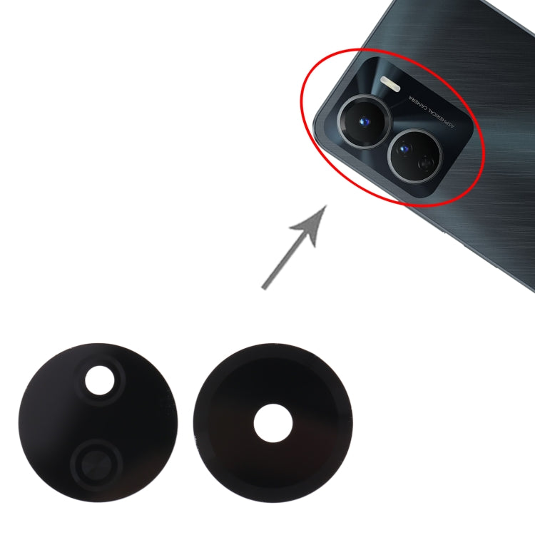 For vivo Y16 10pcs Back Camera Lens - Camera Parts by PMC TechLife | Online Shopping South Africa | PMC TechLife