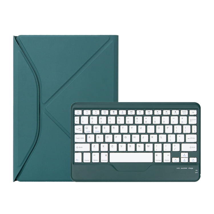 Z10B For iPad 10th Gen 10.9 2022 / 11 2025 Pen Slot Bluetooth Keyboard Leather Tablet Case(Green) - Universal by PMC TechLife | Online Shopping South Africa | PMC TechLife | Buy Now Pay Later Mobicred