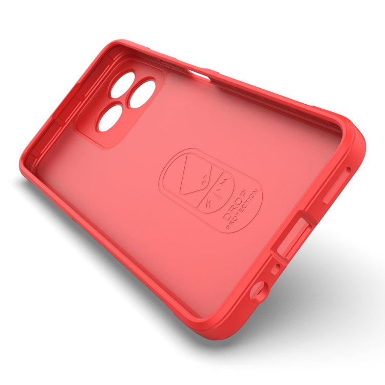 For Realme C53 4G Magic Shield TPU + Flannel Phone Case(Grey) - Realme Cases by PMC TechLife | Online Shopping South Africa | PMC TechLife | Buy Now Pay Later Mobicred