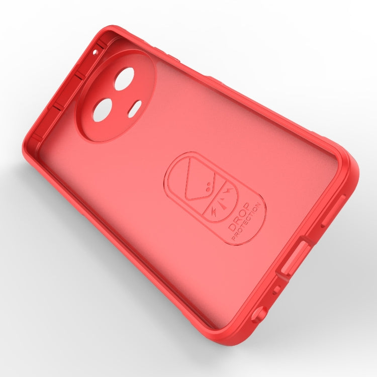 For Realme 11 5G Global Magic Shield TPU + Flannel Phone Case(Purple) - Realme Cases by PMC TechLife | Online Shopping South Africa | PMC TechLife | Buy Now Pay Later Mobicred