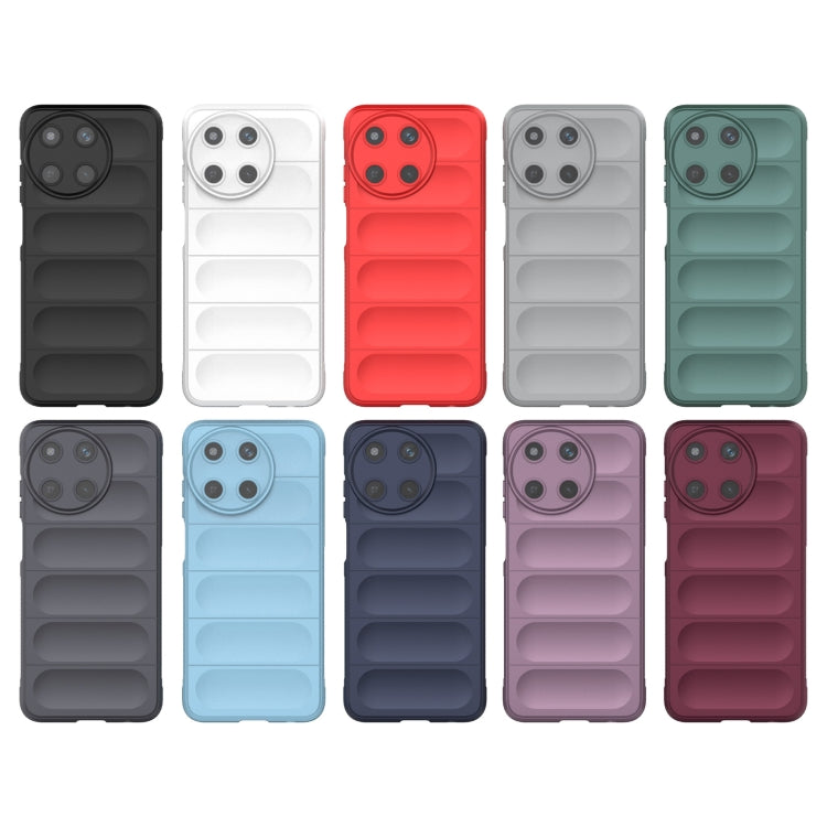 For Realme 11 4G Global Magic Shield TPU + Flannel Phone Case(Purple) - free shipping - PMC TechLife - Order now!