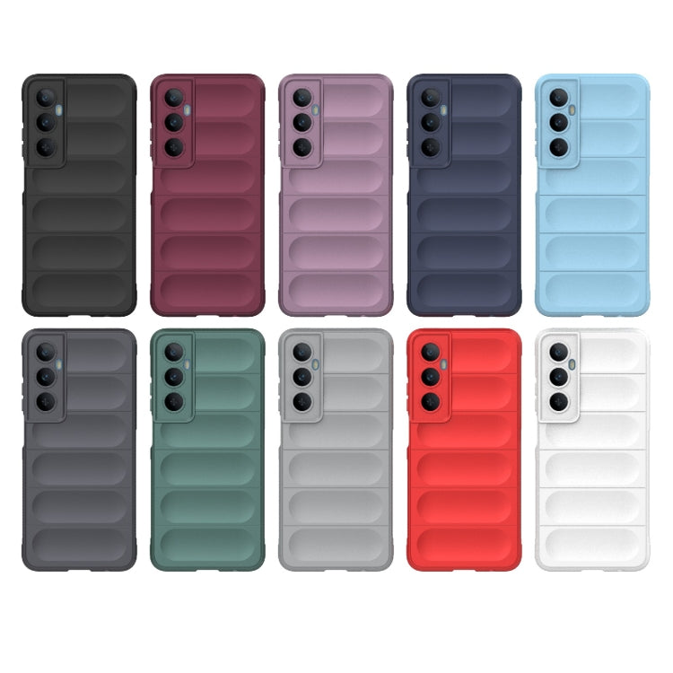 For Realme C65 4G Global Magic Shield TPU + Flannel Phone Case(Purple) - Realme Cases by PMC TechLife | Online Shopping South Africa | PMC TechLife | Buy Now Pay Later Mobicred