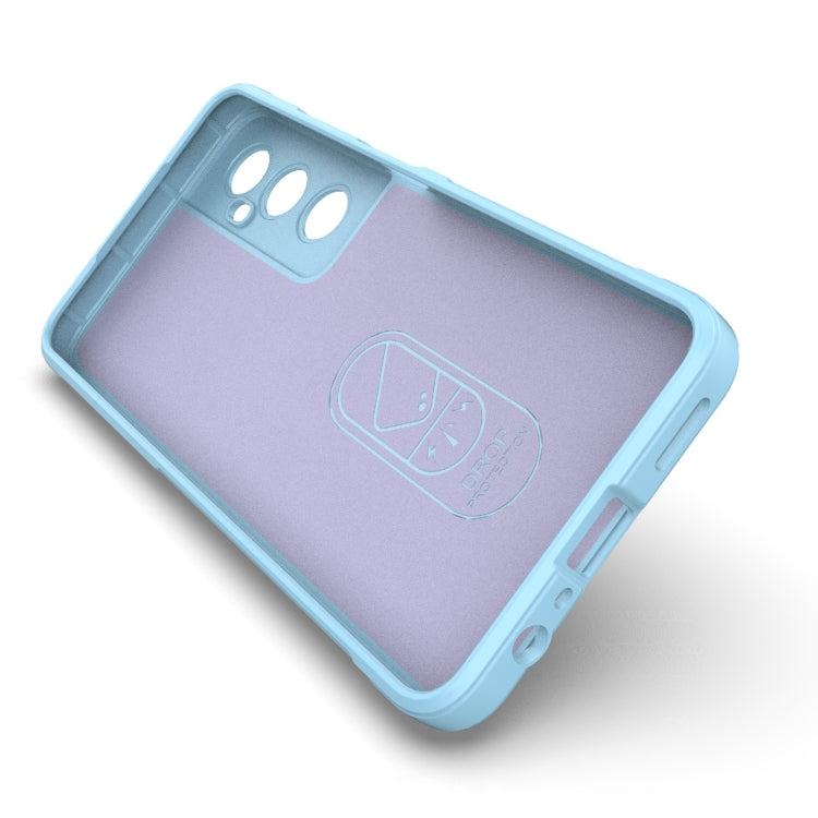 For Realme C65 4G Global Magic Shield TPU + Flannel Phone Case(White) - Realme Cases by PMC TechLife | Online Shopping South Africa | PMC TechLife | Buy Now Pay Later Mobicred