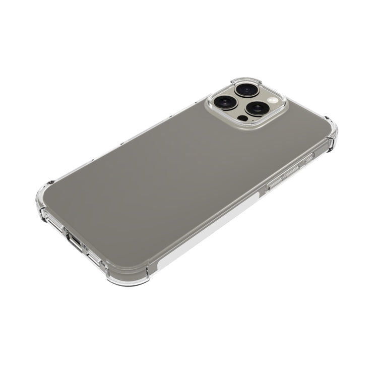 For iPhone 16 Pro Max Shockproof Non-slip Thickening TPU Phone Case(Transparent) - iPhone 16 Pro Max Cases by PMC TechLife | Online Shopping South Africa | PMC TechLife | Buy Now Pay Later Mobicred