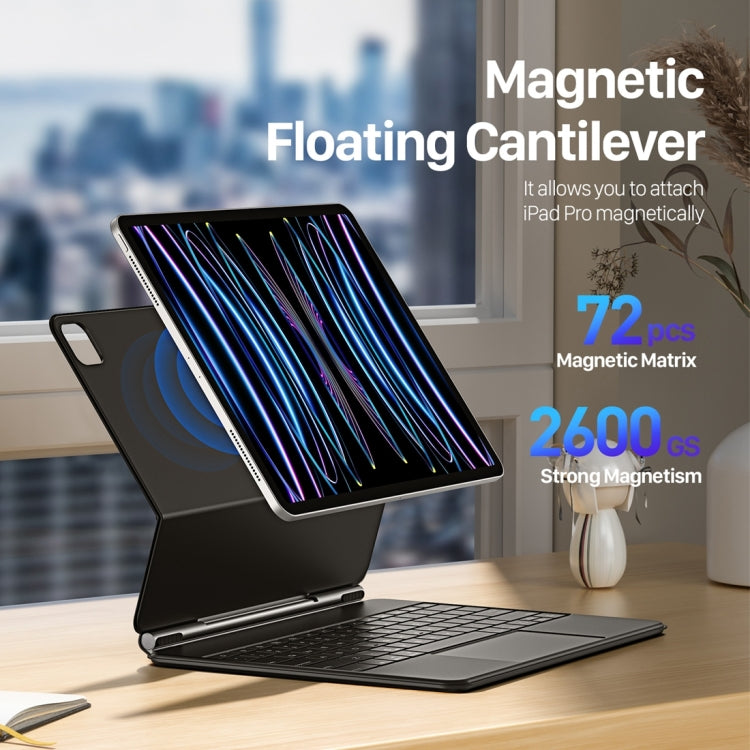 DUX DUCIS MK Series Floating Magnetic Keyboard Tablet Leather Case For iPad Pro 12.9 2020 - free shipping - PMC TechLife - Order now!