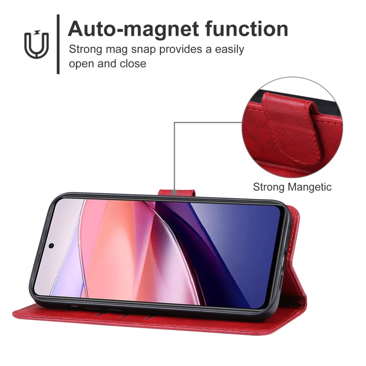 For ZTE nubia Focus Leather Phone Case(Red) - ZTE Cases by PMC Jewellery | Online Shopping South Africa | PMC Jewellery | Buy Now Pay Later Mobicred