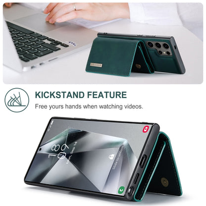 For Samsung Galaxy S24 Ultra 5G DG.MING M1 Series 3-Fold Multi Card Wallet + Magnetic Phone Case(Green) - Galaxy S24 Ultra 5G Cases by DG.MING | Online Shopping South Africa | PMC Jewellery | Buy Now Pay Later Mobicred