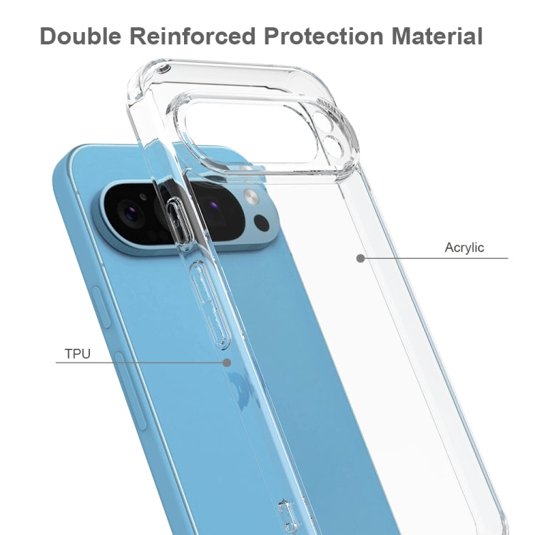 For Google Pixel 9 Pro XL Scratchproof Acrylic TPU Phone Case(Transparent) - Google Cases by PMC TechLife | Online Shopping South Africa | PMC TechLife | Buy Now Pay Later Mobicred