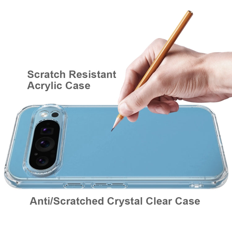 For Google Pixel 9 Pro XL Scratchproof Acrylic TPU Phone Case(Transparent) - Google Cases by PMC TechLife | Online Shopping South Africa | PMC TechLife | Buy Now Pay Later Mobicred