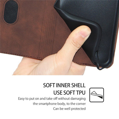 For Infinix Note 40 Pro 4G Skin Feel Magnetic Leather Phone Case(Dark Brown) - Infinix Cases by PMC Jewellery | Online Shopping South Africa | PMC Jewellery | Buy Now Pay Later Mobicred