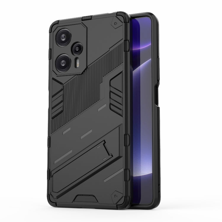 For Xiaomi Redmi Note 12 Turbo 5G Punk Armor 2 in 1 PC + TPU Phone Case(Black) - Xiaomi Cases by PMC TechLife | Online Shopping South Africa | PMC TechLife | Buy Now Pay Later Mobicred