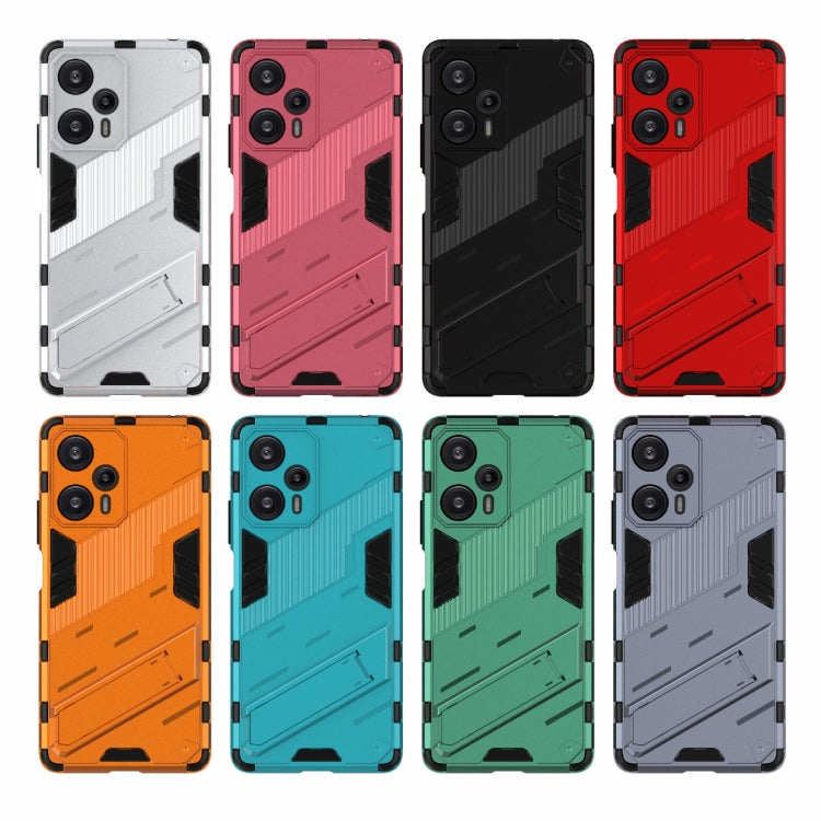 For Xiaomi Redmi Note 12 Turbo 5G Punk Armor 2 in 1 PC + TPU Phone Case(Black) - Xiaomi Cases by PMC TechLife | Online Shopping South Africa | PMC TechLife | Buy Now Pay Later Mobicred