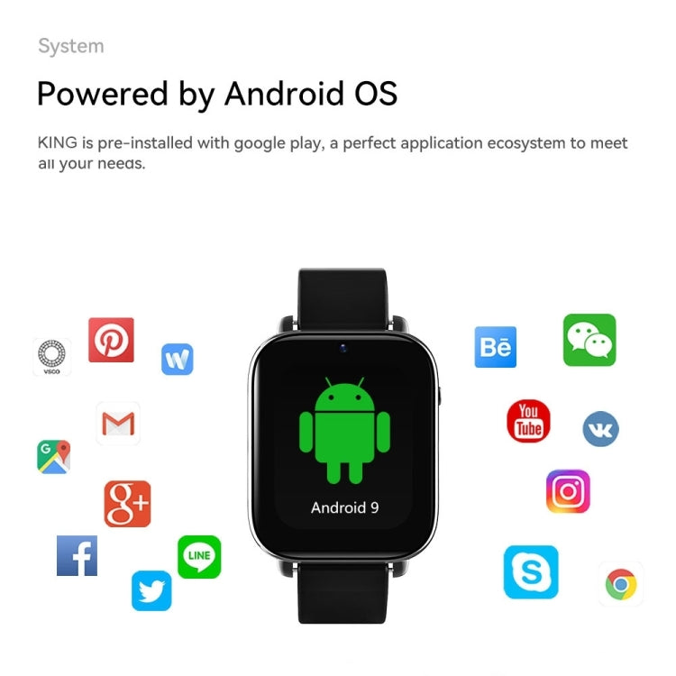 Z20 1.75 inch Screen 4G LTE Smart Watch Android 9 OS 4GB+128GB(Black) - Android Watch by PMC TechLife | Online Shopping South Africa | PMC TechLife | Buy Now Pay Later Mobicred
