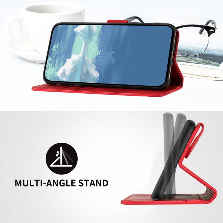 For iPhone 17 Pro Max Line Pattern Skin Feel Leather Phone Case(Red) - free shipping - PMc TechLife - Order now!