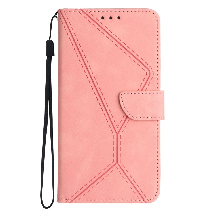 For Motorola Moto G73 5G Stitching Embossed Leather Phone Case(Pink) - free shipping - PMC TechLife - Order now!