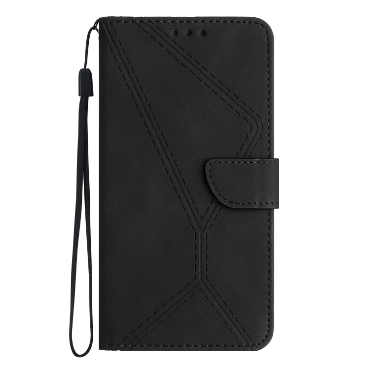 For Motorola Moto G84 Stitching Embossed Leather Phone Case(Black) - free shipping - PMC TechLife - Order now!