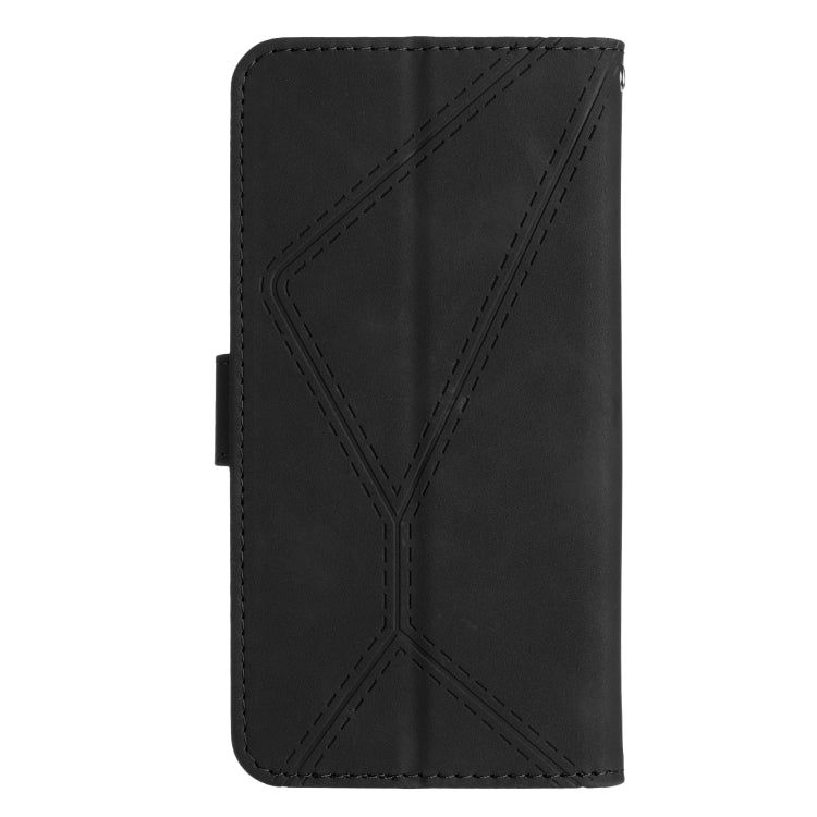 For Motorola Moto G84 Stitching Embossed Leather Phone Case(Black) - free shipping - PMC TechLife - Order now!