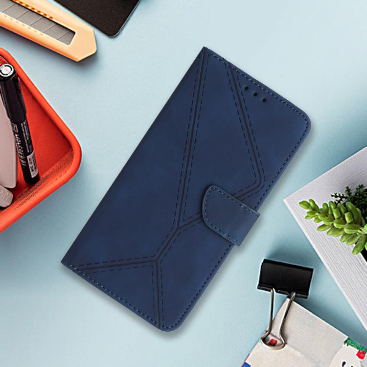 For Motorola Moto G86 5G Stitching Embossed Leather Phone Case(Blue) - free shipping - PMC TechLife - Order now!