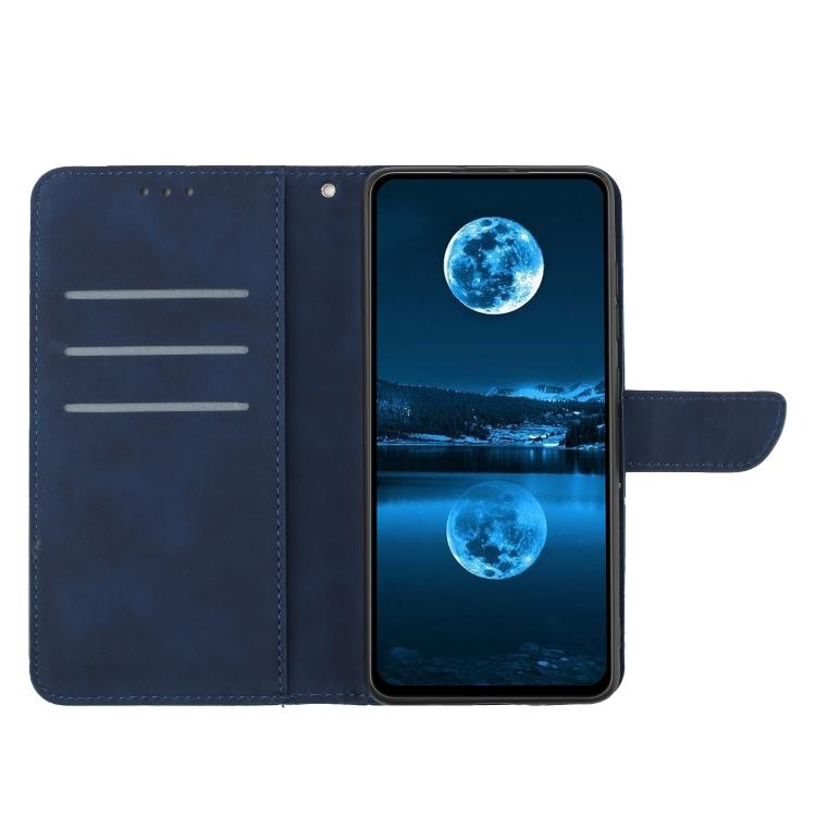 For Motorola Moto G86 5G Stitching Embossed Leather Phone Case(Blue) - free shipping - PMC TechLife - Order now!